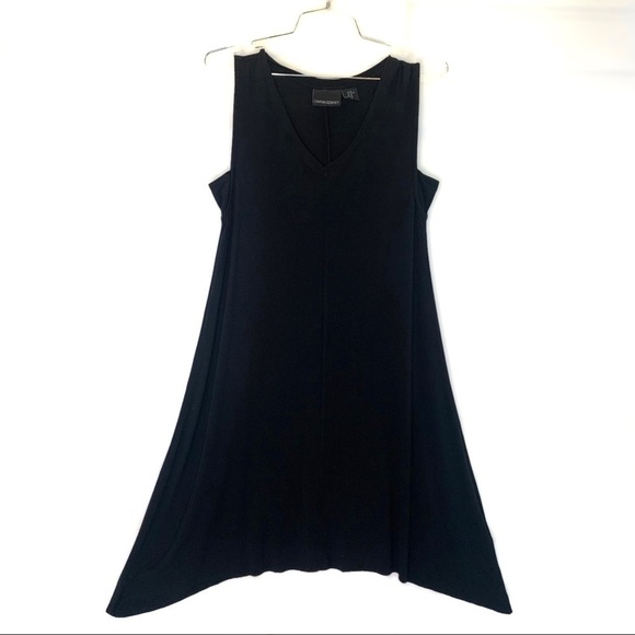 CYNTHIA ROWLEY BLACK SLEEVELESS  SUMMER LOOSE FIT SUMMER DRESS SIZE XS - Picture 5 of 10